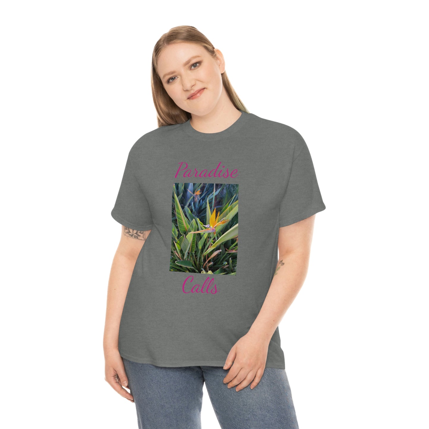 Islander Bird of Paradise Unisex Heavy Cotton Tee