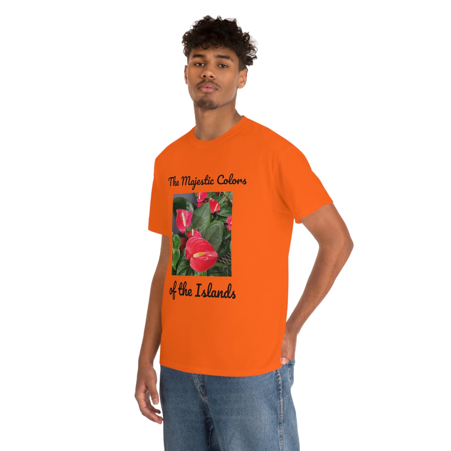 Islander Anthurium Unisex Heavy Cotton Tee