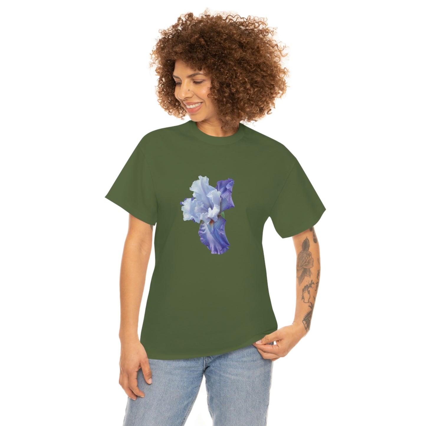 Floral Unisex Heavy Cotton Tee