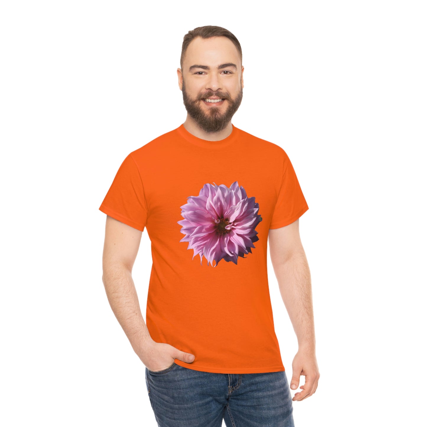 Floral Unisex Heavy Cotton Tee