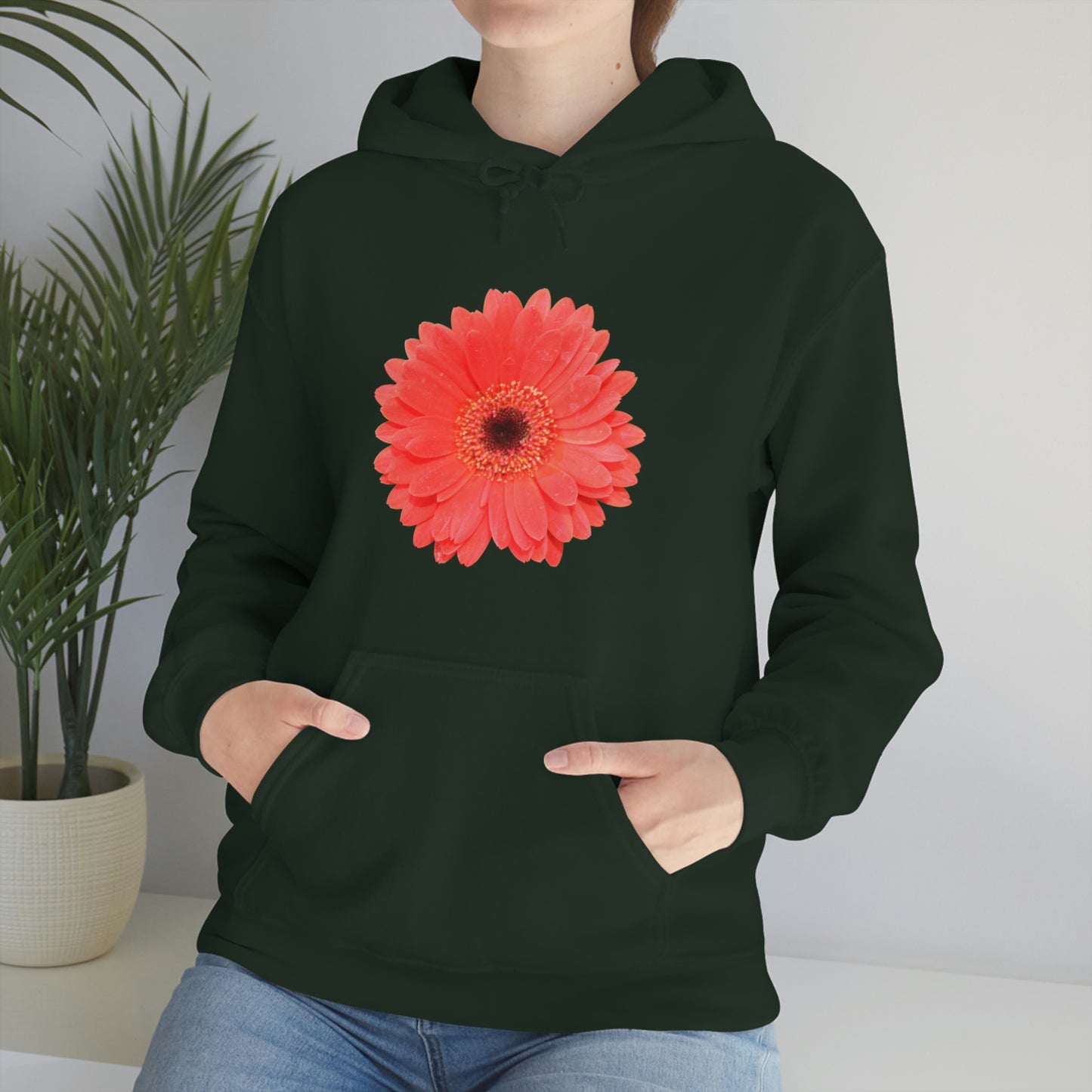 Floral Unisex Heavy Blend™ Hooded Sweatshirt