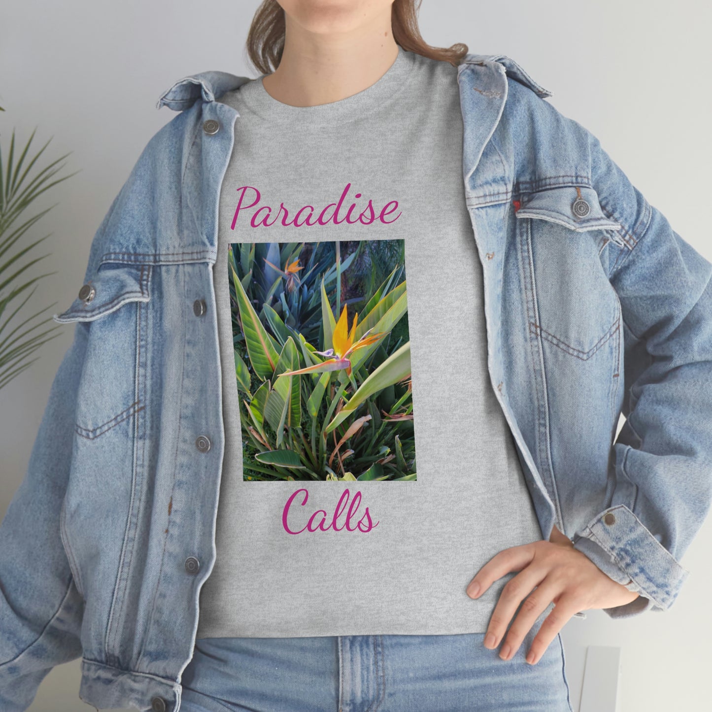 Islander Bird of Paradise Unisex Heavy Cotton Tee