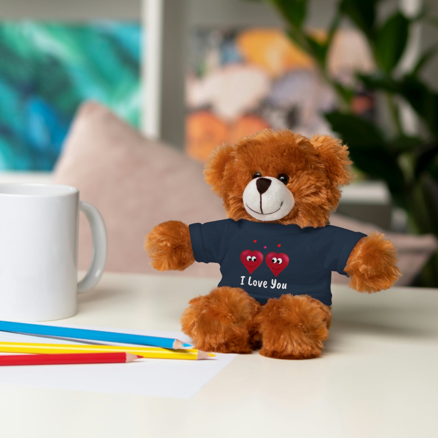 Valentine's "I Love You" Stuffed Animals with Tee