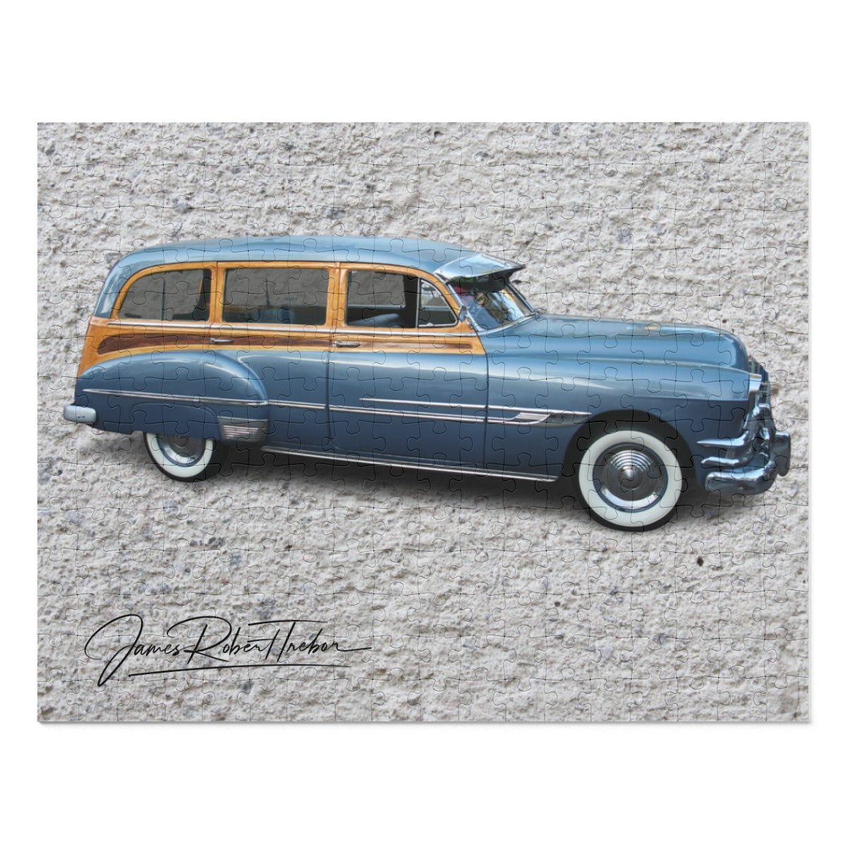 Hotrods Wooden Wagon Jigsaw Puzzle (252, 500-Piece)