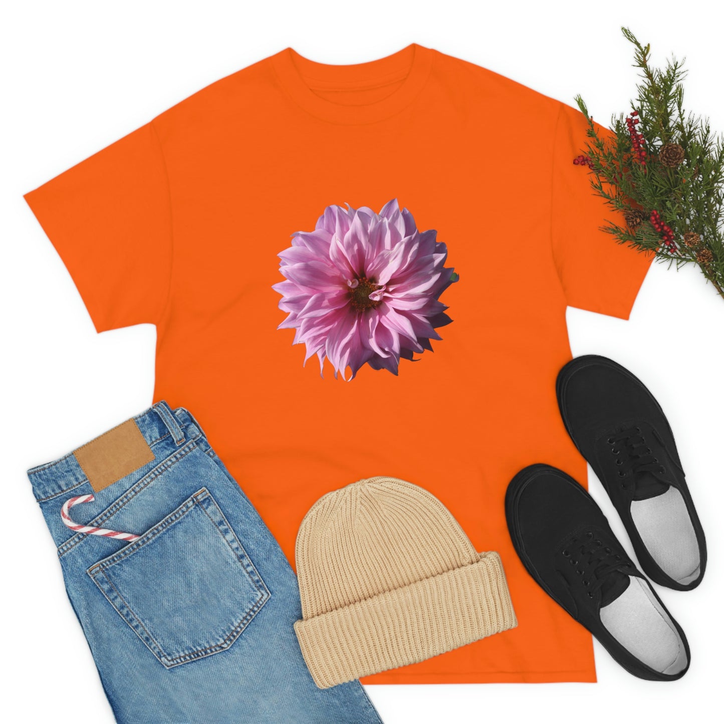 Floral Unisex Heavy Cotton Tee