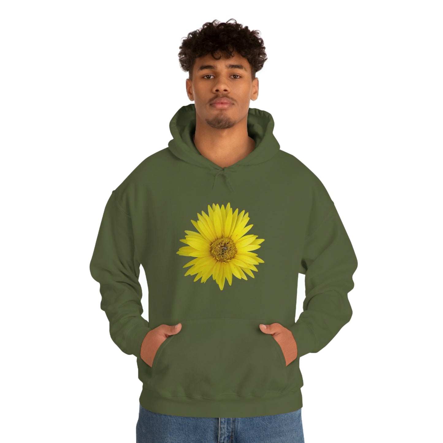 Floral Unisex Heavy Blend™ Hooded Sweatshirt