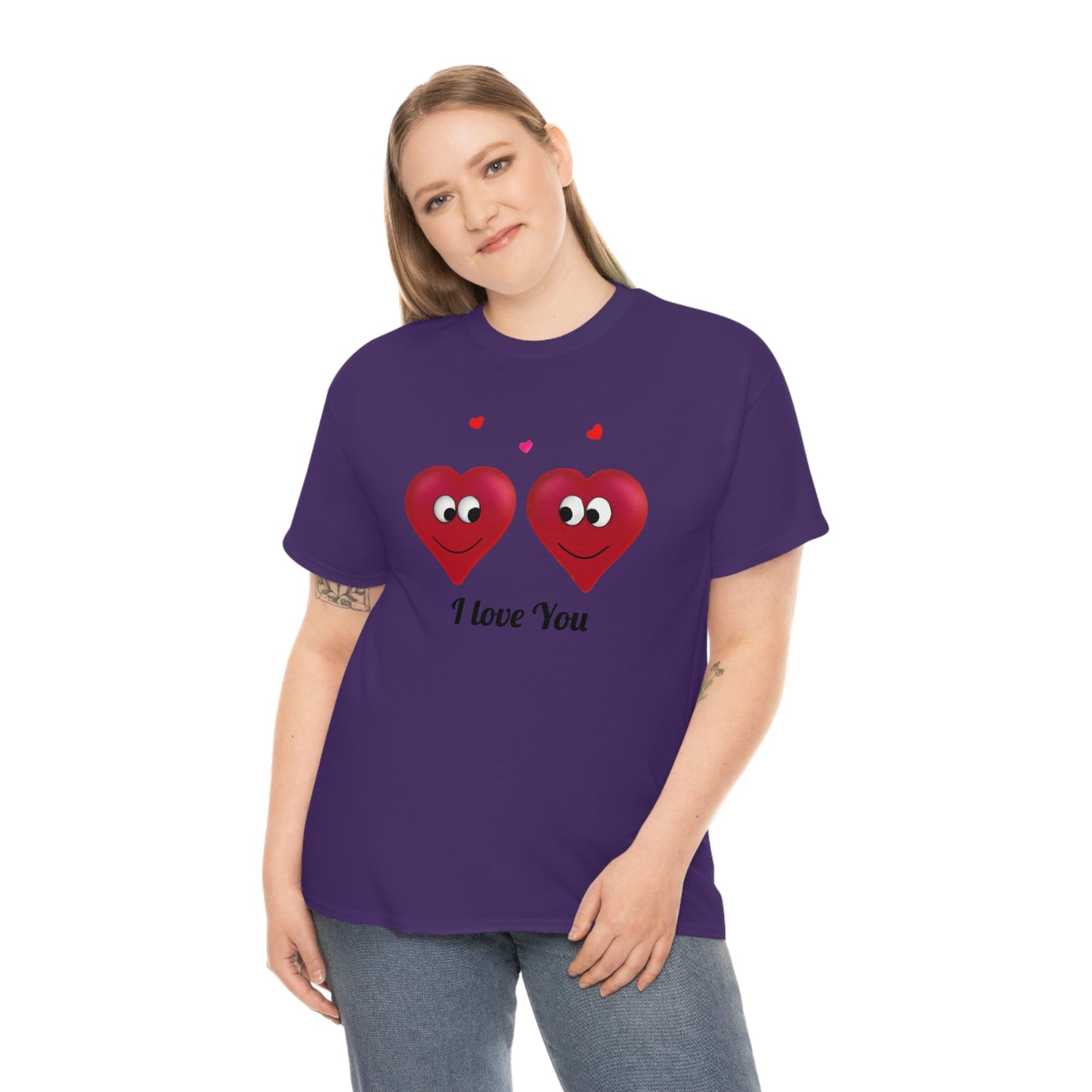 Valentine's "I Love You" Unisex Heavy Cotton Tee