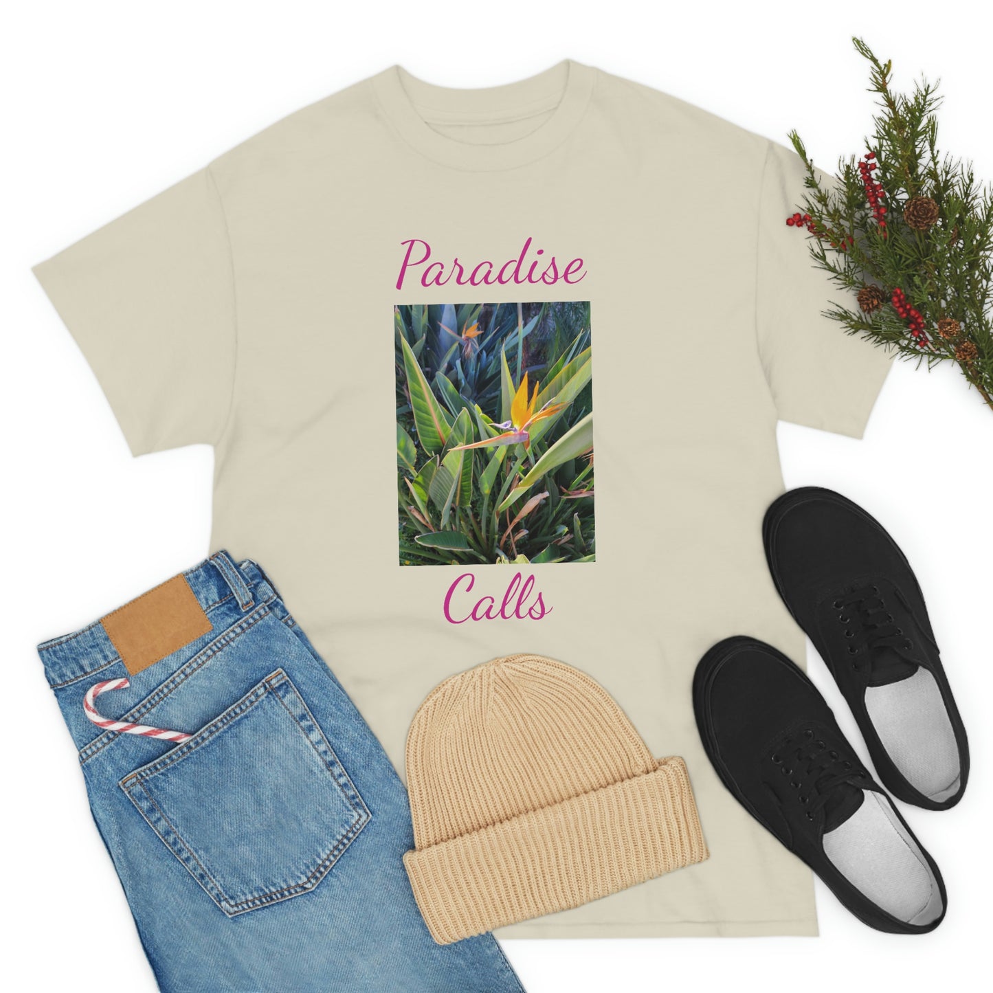 Islander Bird of Paradise Unisex Heavy Cotton Tee