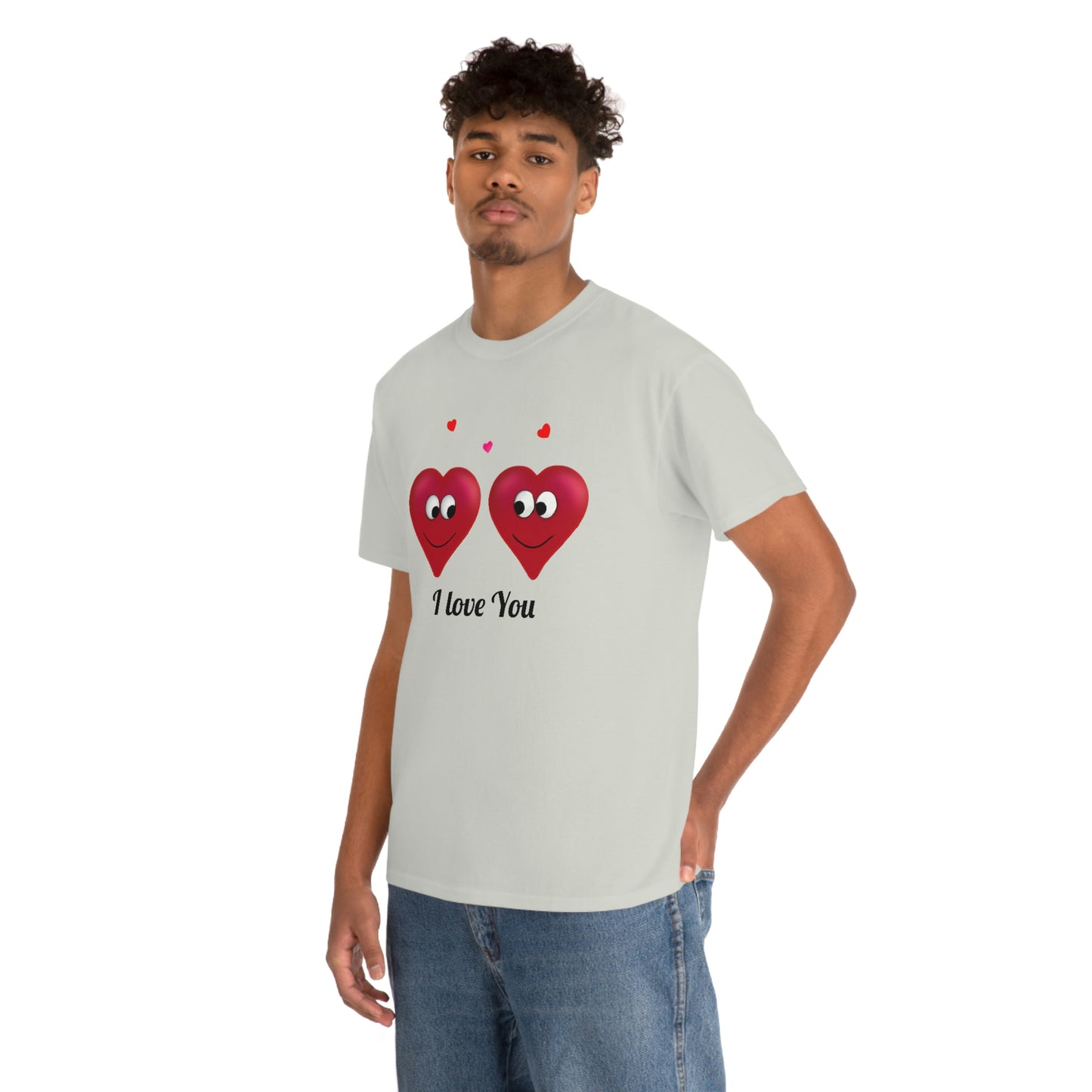 Valentine's "I Love You" Unisex Heavy Cotton Tee