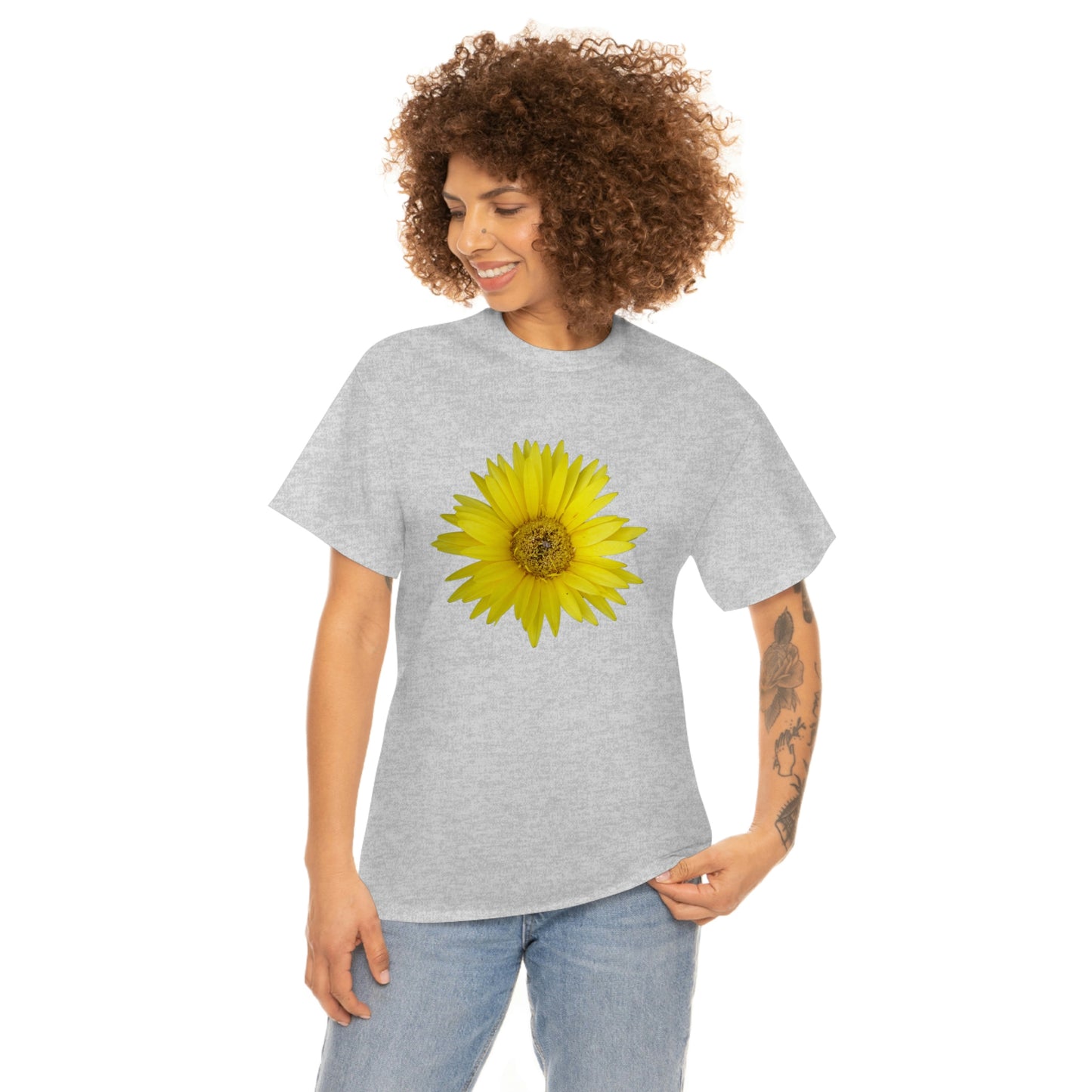 Floral Unisex Heavy Cotton Tee