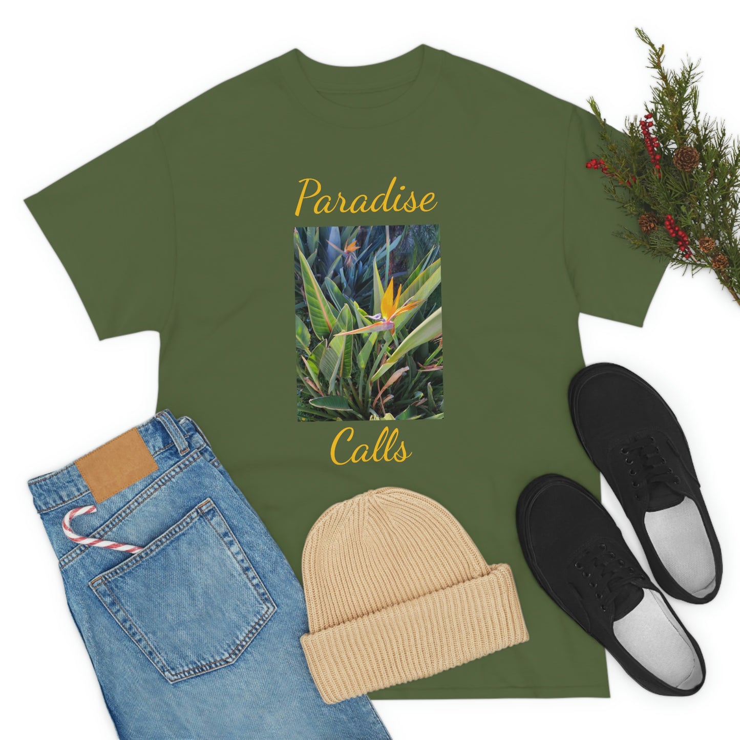 Islander Bird of Paradise Unisex Heavy Cotton Tee