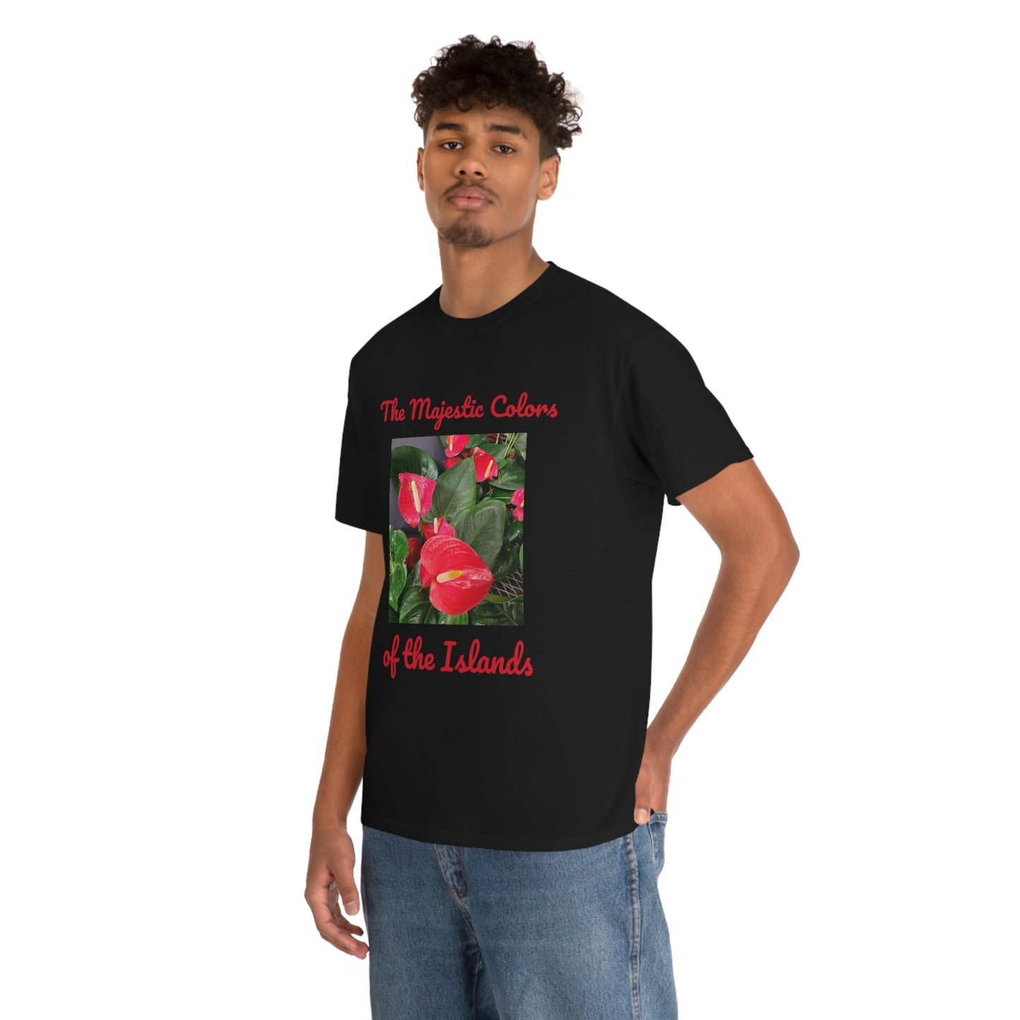 Islander Anthurium Unisex Heavy Cotton Tee