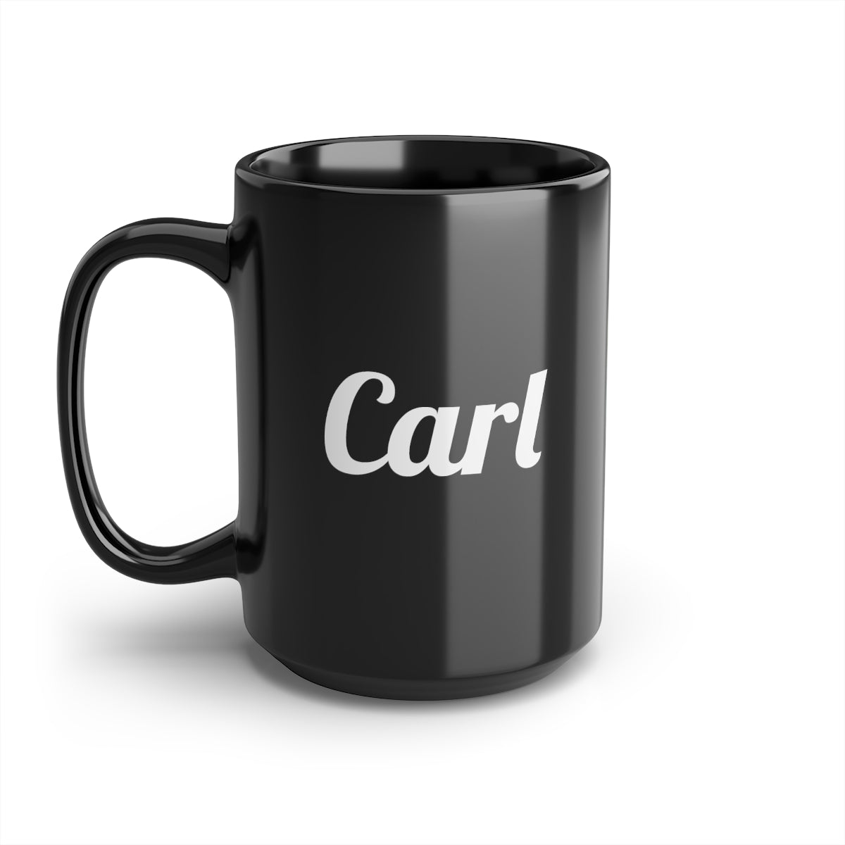 Carl's Black Mug, 15oz
